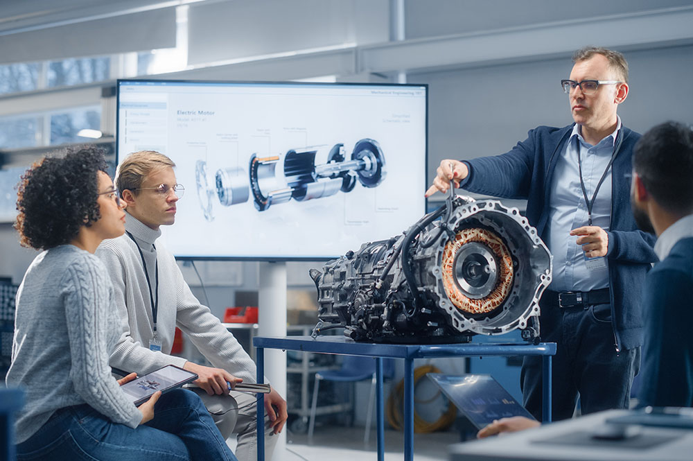 Servo motor, research, development, electronics, customized, ATS Antriebstechnik, Ingolstadt,